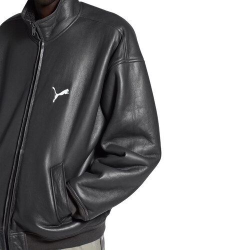 veste en cuir balenciaga | puma