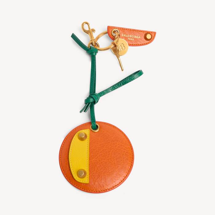 Portachiavi/charm Le City Arancia da Donna in Arancione/giallo - Donna | Balenciaga Italia IT - Image 1