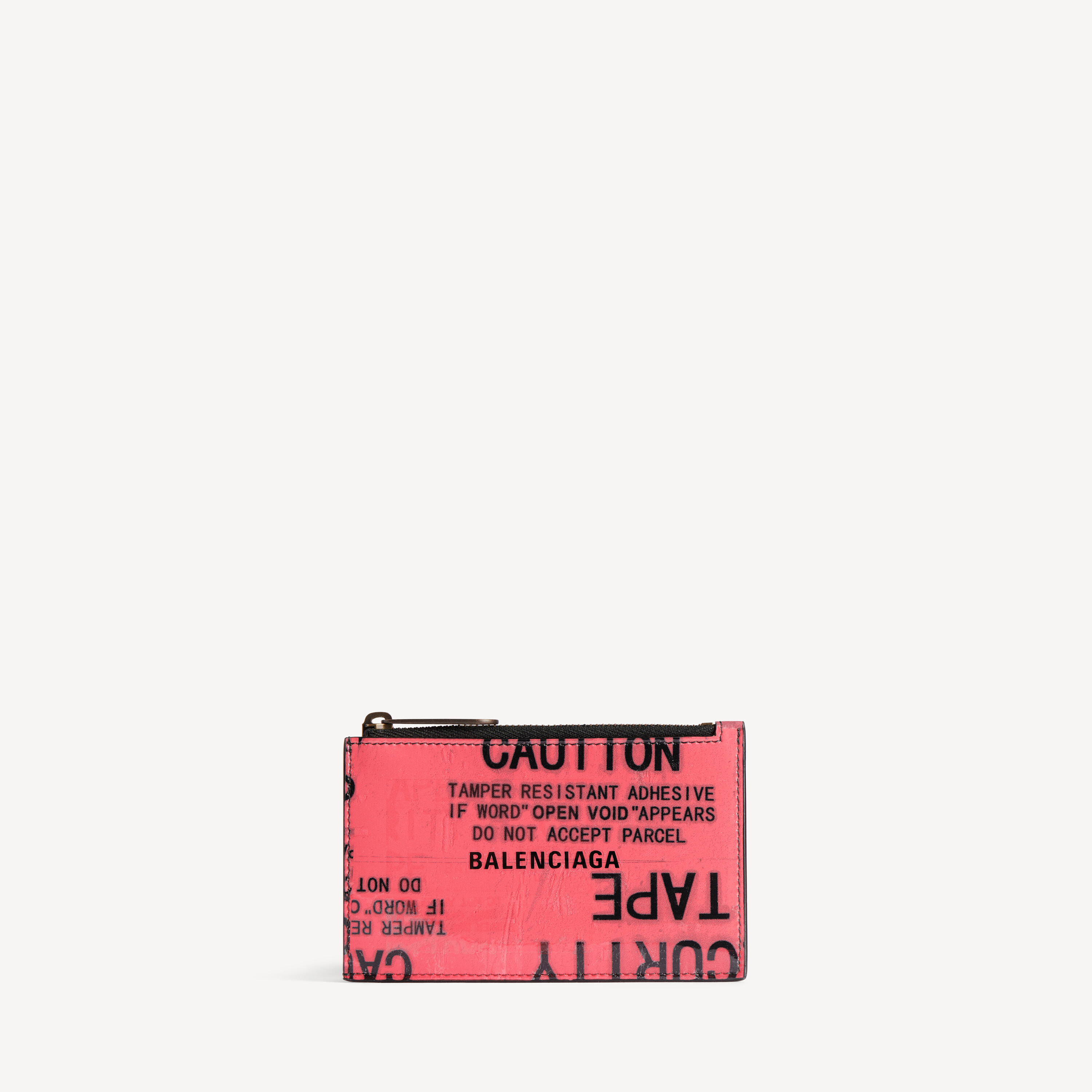 Balenciaga tape type long coin and card holder
