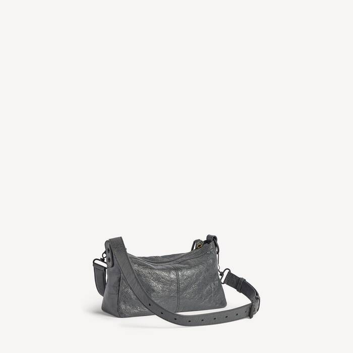 Women's Le City Moto Bag Mini in Volcanic Rock - Women | Balenciaga Thailand EN - Image 2