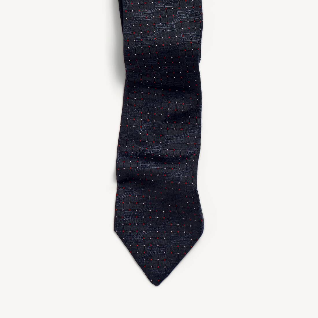 Men's Tie in Midnight Blue/red | Balenciaga United States EN - Image 4