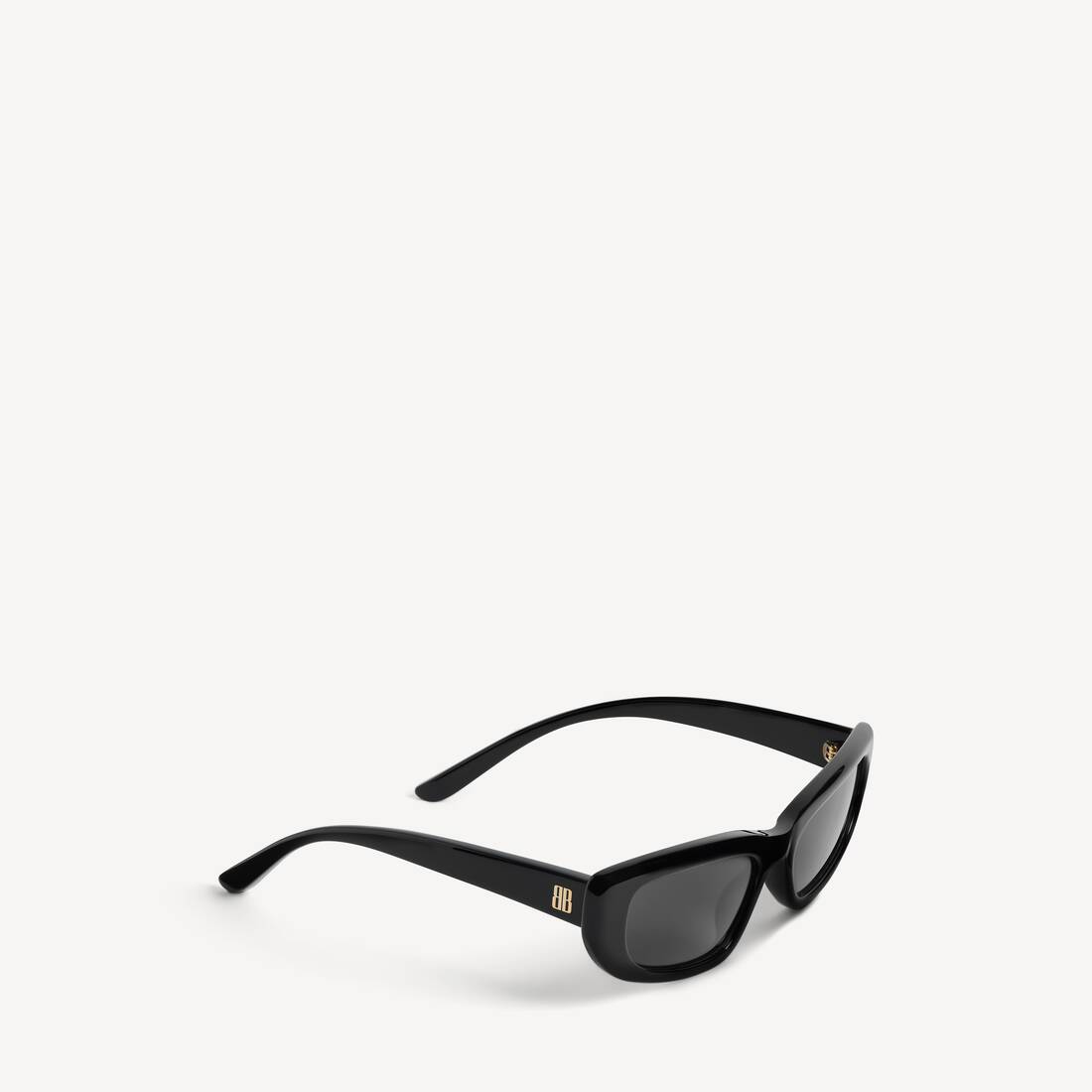 Lunettes De Soleil Rectangle Palma pour Femme en Noir | Balenciaga France FR - Image 3