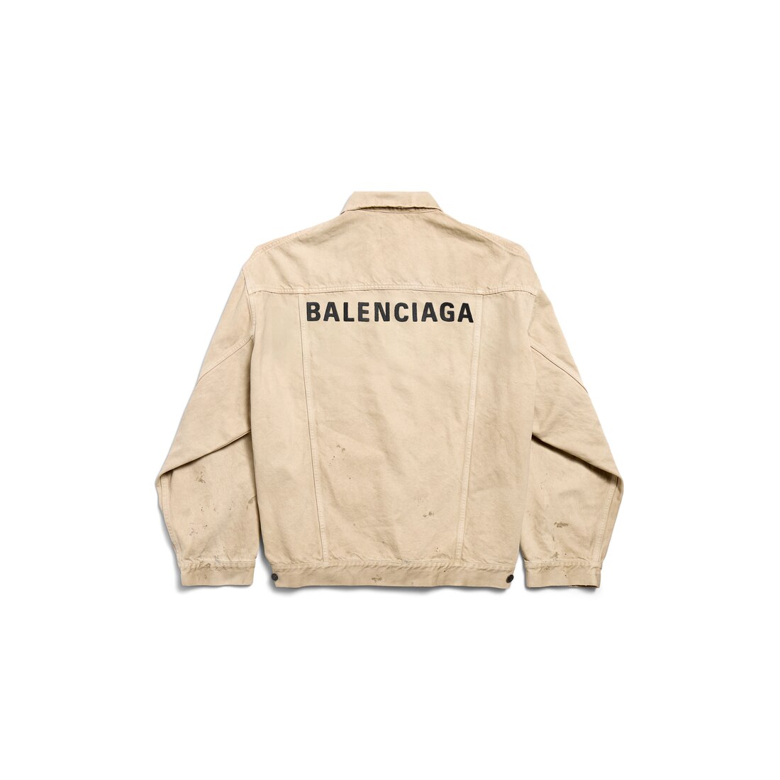 ジャケット BALENCIAGA FW25 Beige denim jacket (842161TSWB2 9501) Men's Oversized Denim Jacket in Beige | Balenciaga US