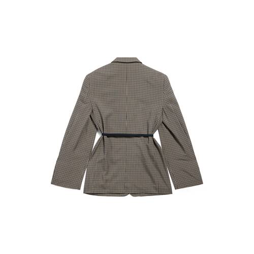 wrap tailored jacket