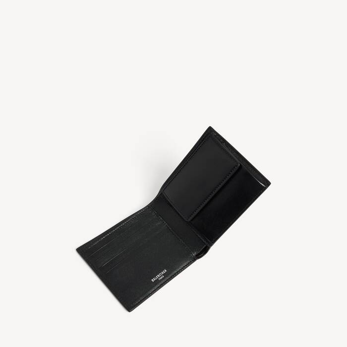 ブラック/マルチカラー の メンズ Cash スクエア二つ折りコインウォレット - メンズ | Balenciaga 日本 JA - Image 3