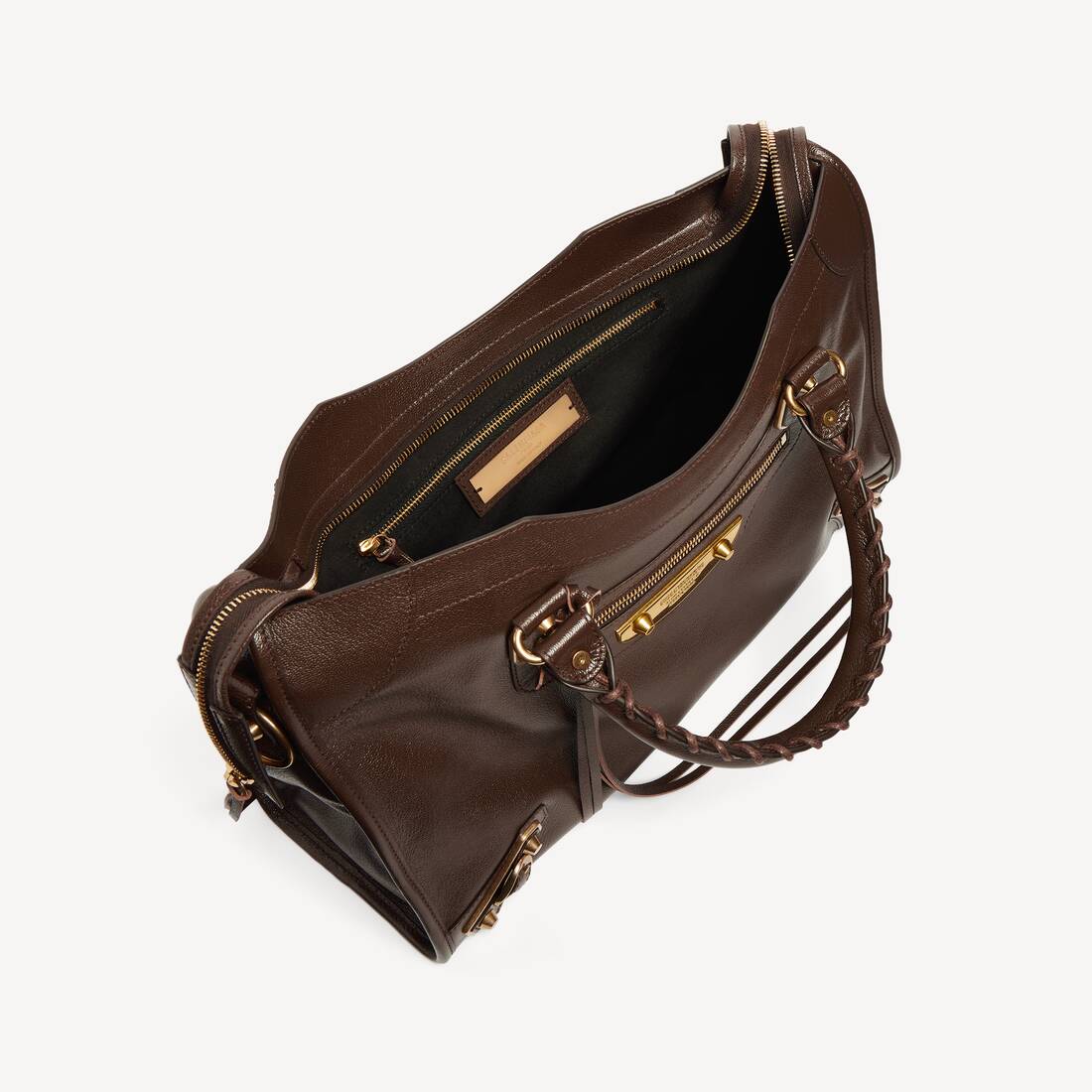 Women's Le City Uptown Bag Medium in Coffee | Balenciaga United Kingdom EN - Image 5