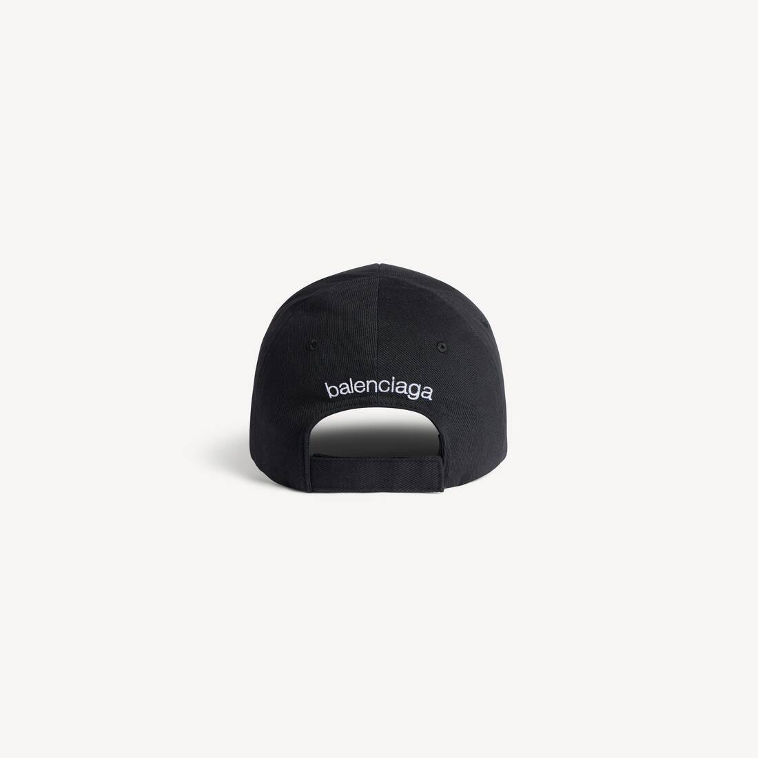 Men's Remember Me? Cap in Black | Balenciaga United States EN - Image 3