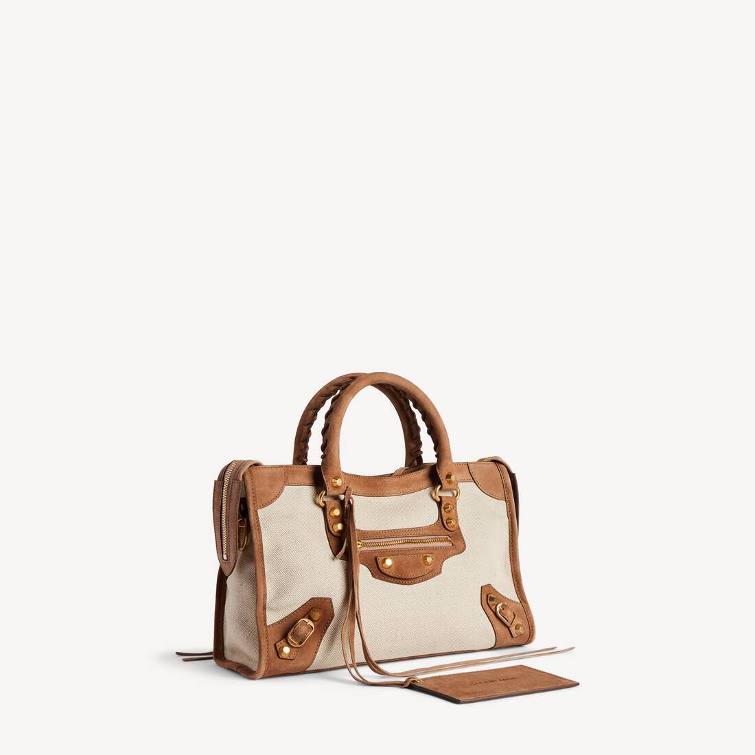 Bolso Le City Peque&ntilde;o para Mujer en Beige/c&aacute;mel | Balenciaga Espa&ntilde;a ES - Image 2