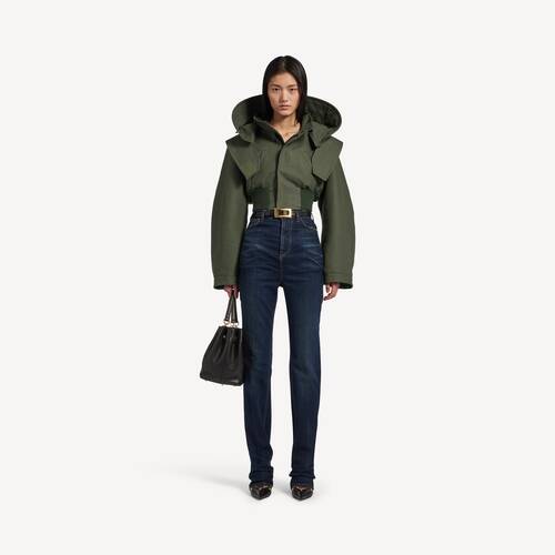 high waist slim jeans