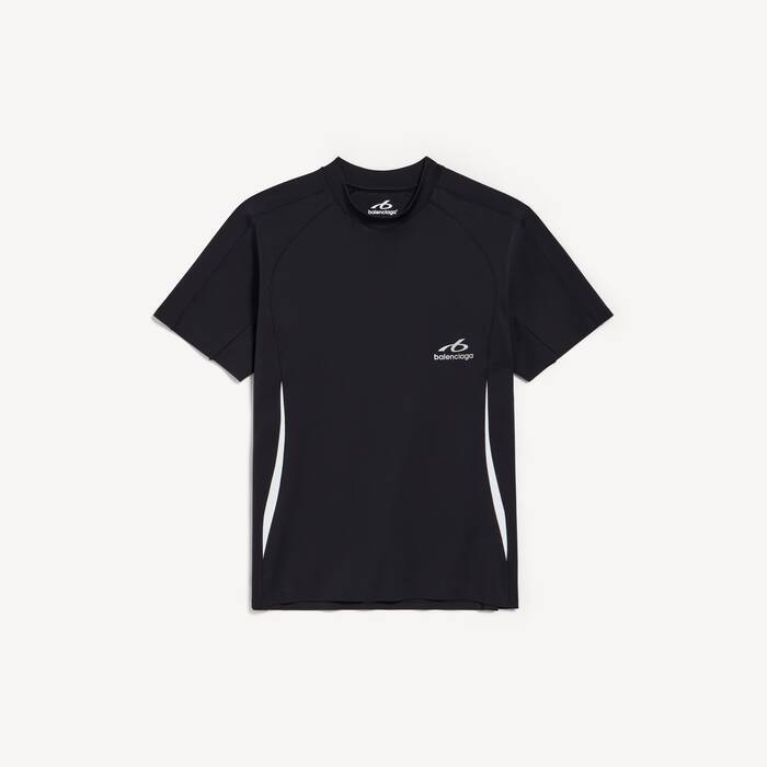 Men's Techwear Short Sleeve T-shirt in Navy/white - Men | Balenciaga Canada EN - Image 2