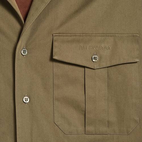 short sleeves hybrid bowling shirt