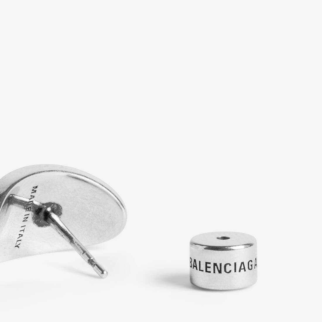 Everyday Ohrstecker in Altsilber | Balenciaga Deutschland DE - Image 3