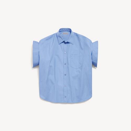 chemise &agrave; manches repli&eacute;es