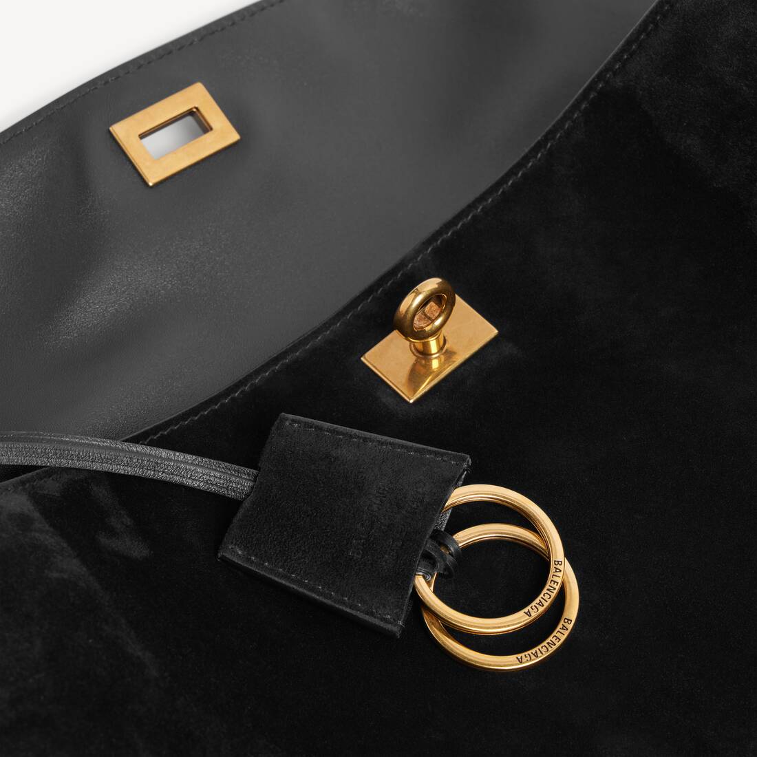 Sac &Agrave; Main Rodeo Moyen pour Femme en Noir | Balenciaga Belgique FR - Image 6