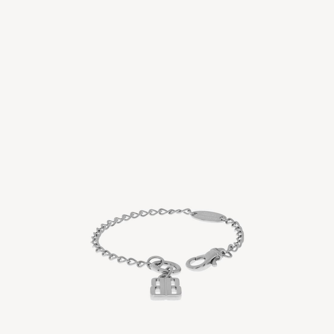 Nano Thin Bracelet  in Silver | Balenciaga United Kingdom EN - Image 2