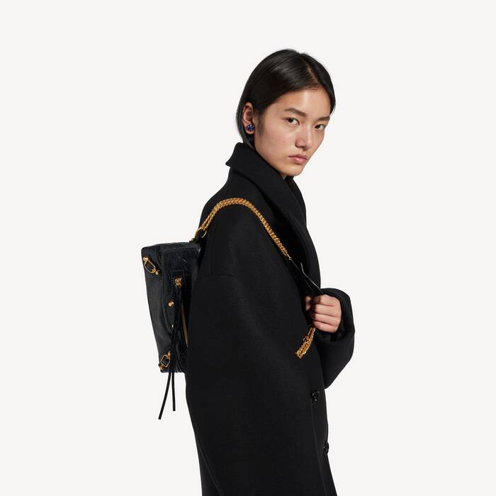 Women's Le City Clutch With Chain in Black - Women | Balenciaga Canada EN - Image 2