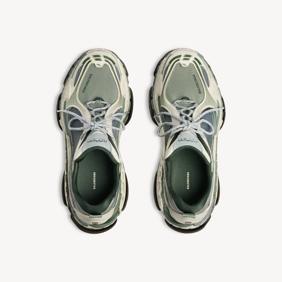 Men's Triple S.2 Gradient Sneaker in Green/beige/grey | Balenciaga United States EN - Image 4