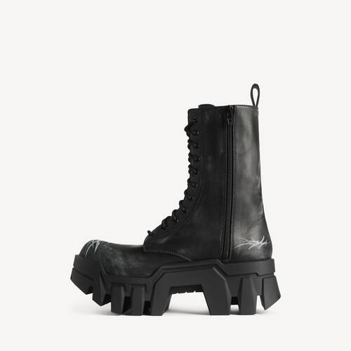 bulldozer lace-up bootie