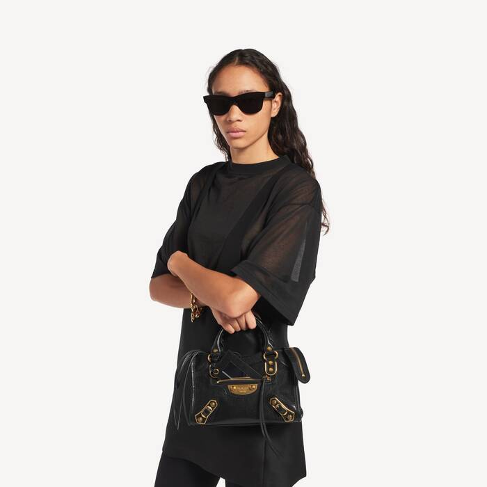 Women's Le City Uptown Bag Mini in Black - Women | Balenciaga United Kingdom EN - Image 2