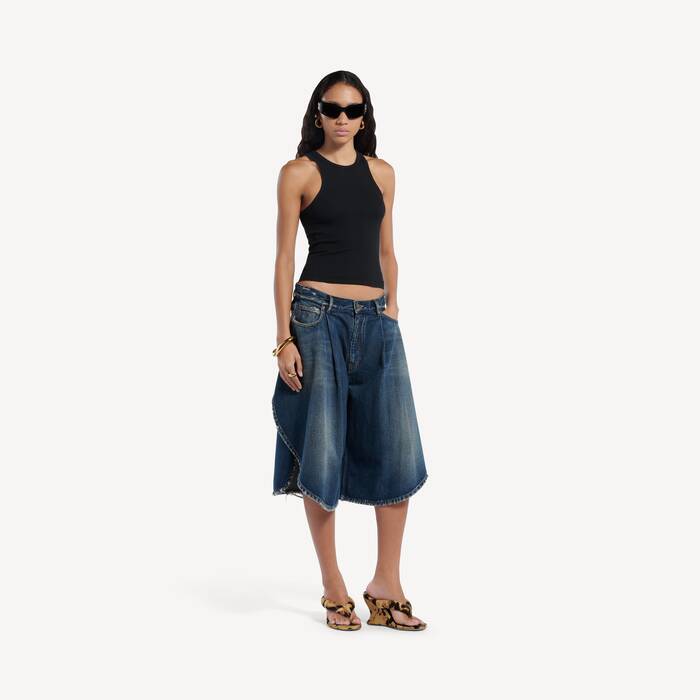 Tong Compens&eacute;e Gaeta pour Femme en L&eacute;opard - Femme | Balenciaga France FR - Image 2