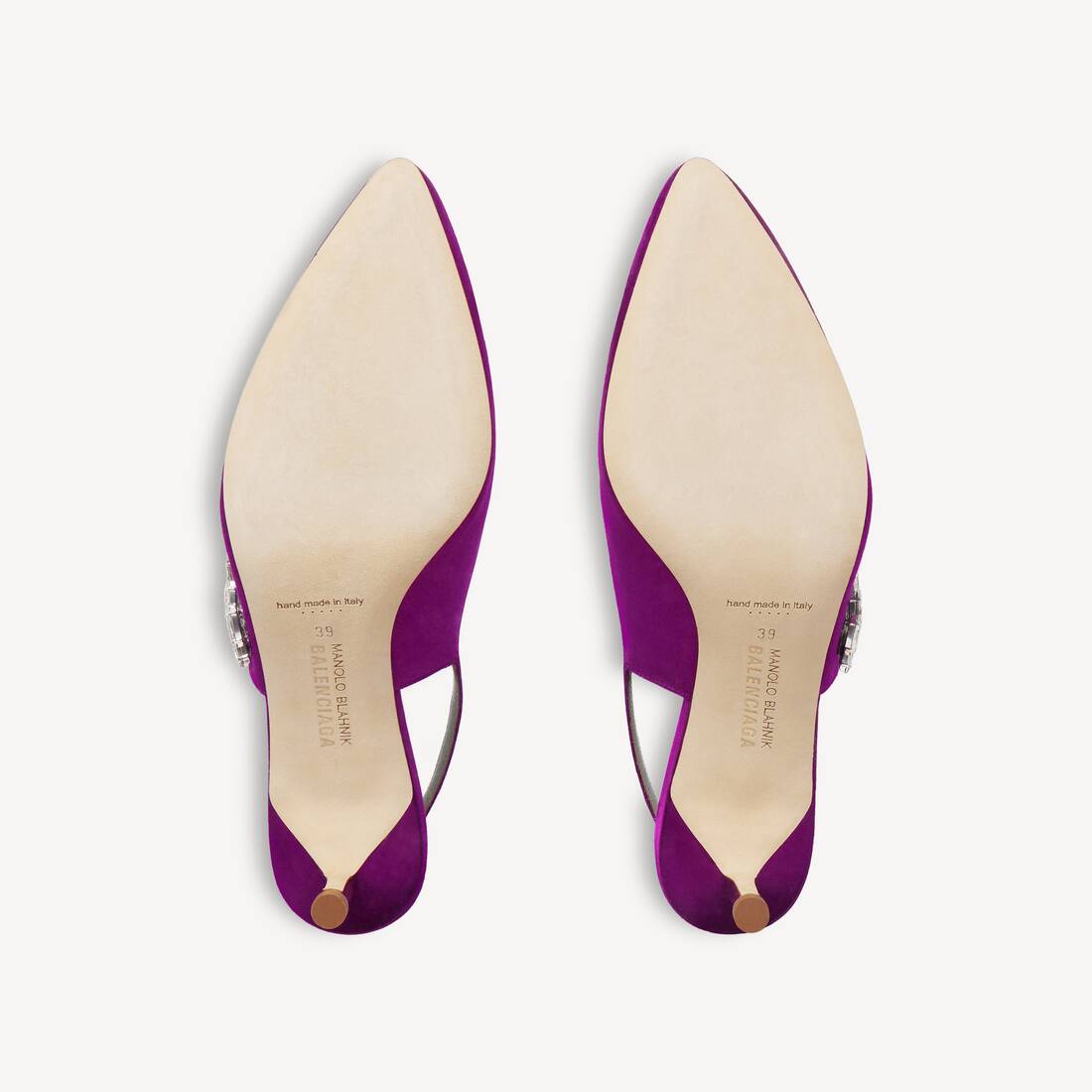 Women's Balenciaga | Manolo Blahnik Slingback in Violet | Balenciaga Ireland EN - Image 5