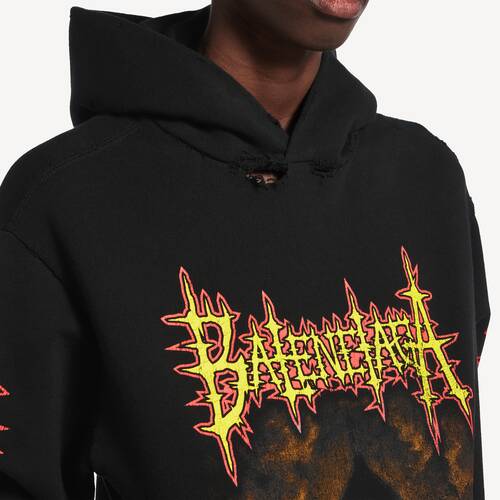balenciaga sacr&eacute; c&oelig;ur hoodie medium fit