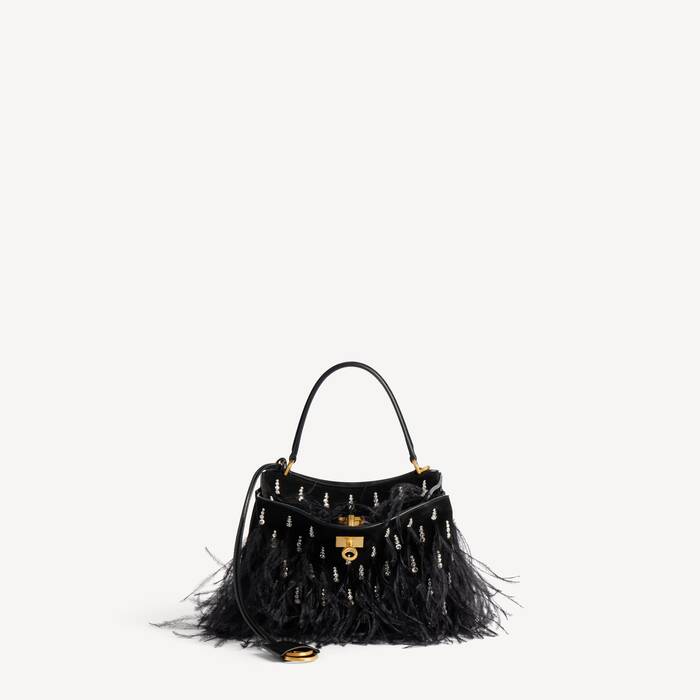 Borsa A Mano Rodeo Mini da Donna in Nero - Donna | Balenciaga Italia IT - Image 1