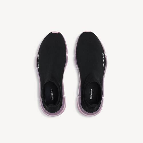 스피드 2.0 풀 클리어 솔 리사이클드 니트 스니커즈