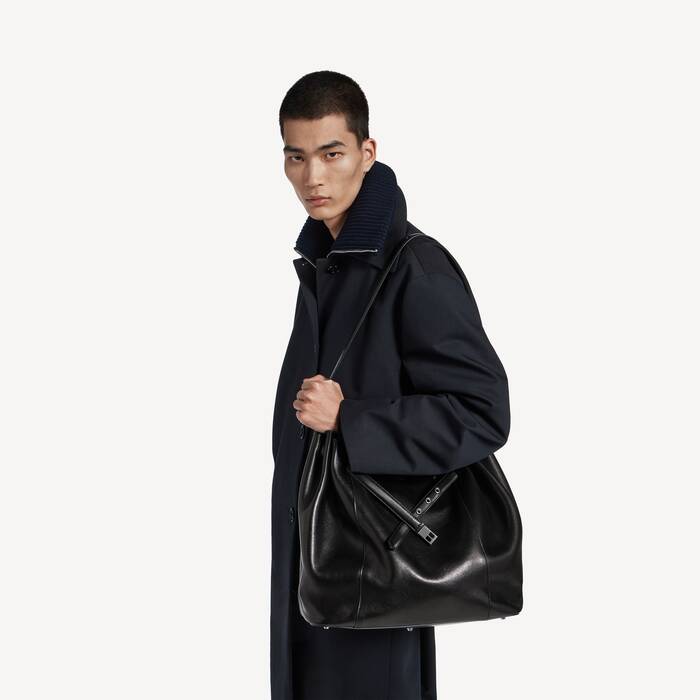 Borsa Tote Fan North-south Grande  da Uomo in Nero - Uomo | Balenciaga Italia IT - Image 2