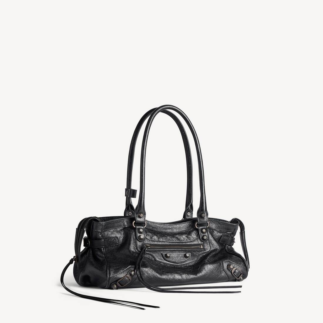 Women's Le City Bag East-west in Black | Balenciaga Qatar EN - Image 2