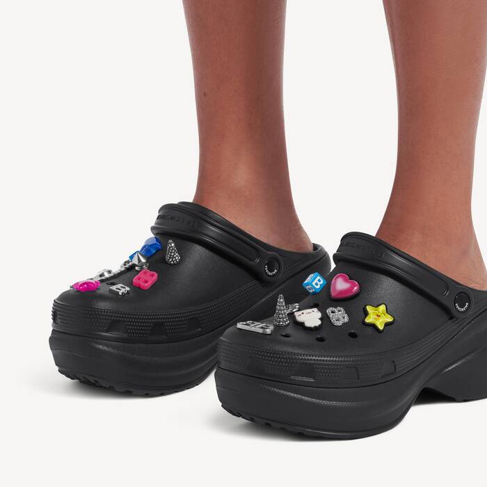 Mule Crocs&trade; Jibbitz&trade; pour Femme en Noir - Femme | Balenciaga France FR - Image 2