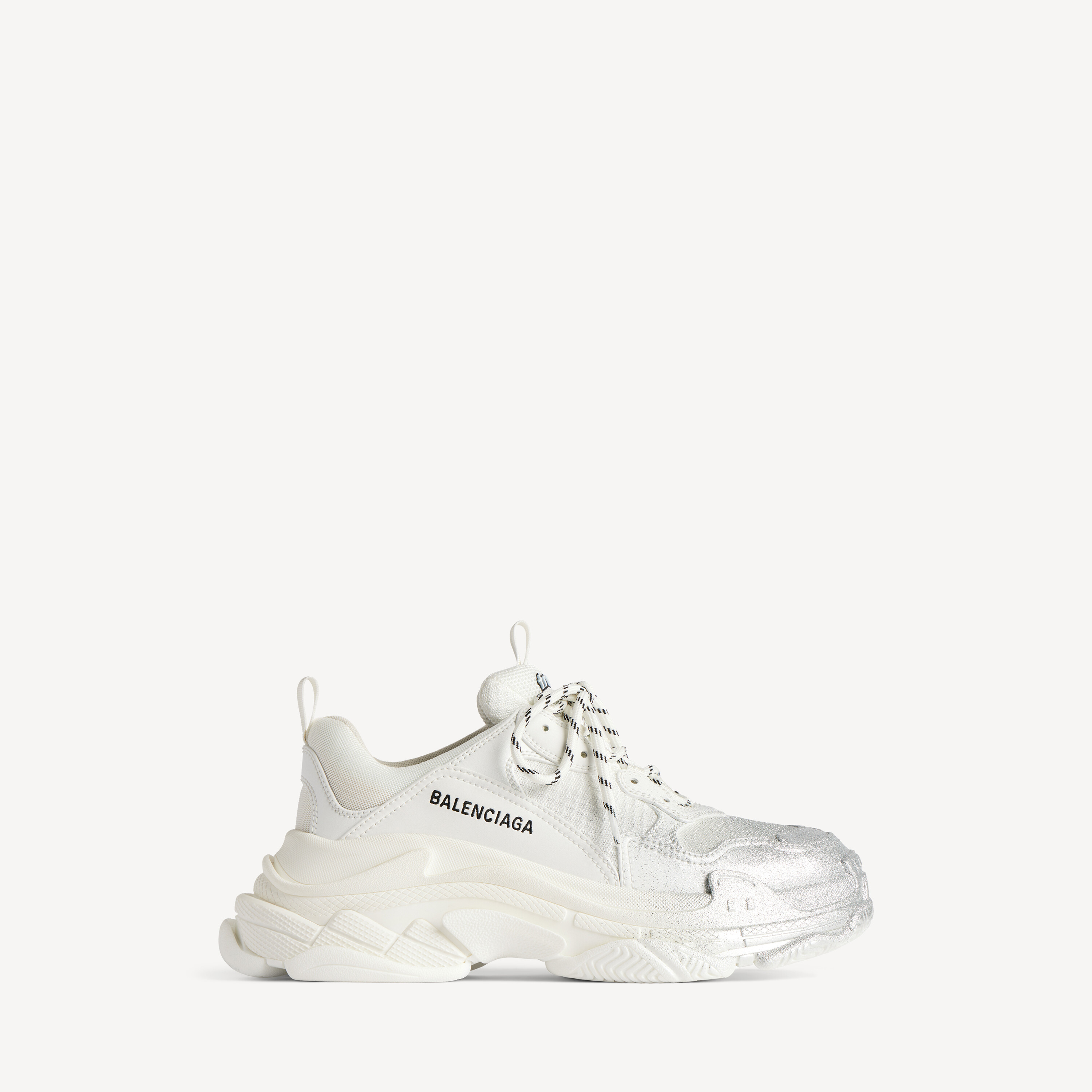 Balenciaga triple s glitter spray sneaker
