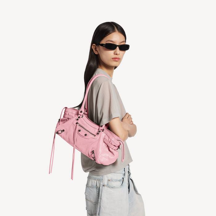 Sac Le City East-west pour Femme en Rose Vintage - Femme | Balenciaga Luxembourg FR - Image 2