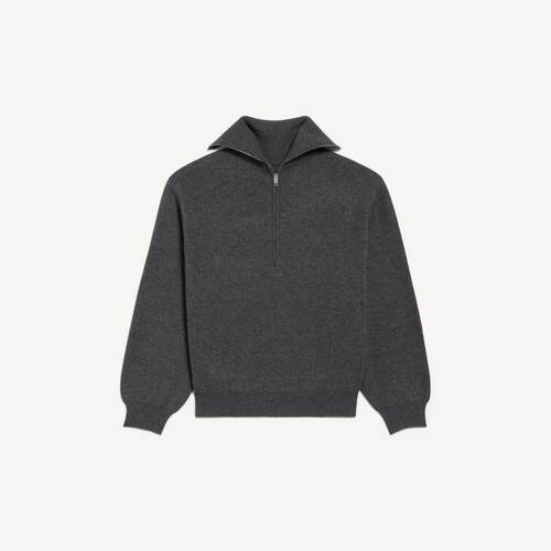 back-to-front high neck sweater