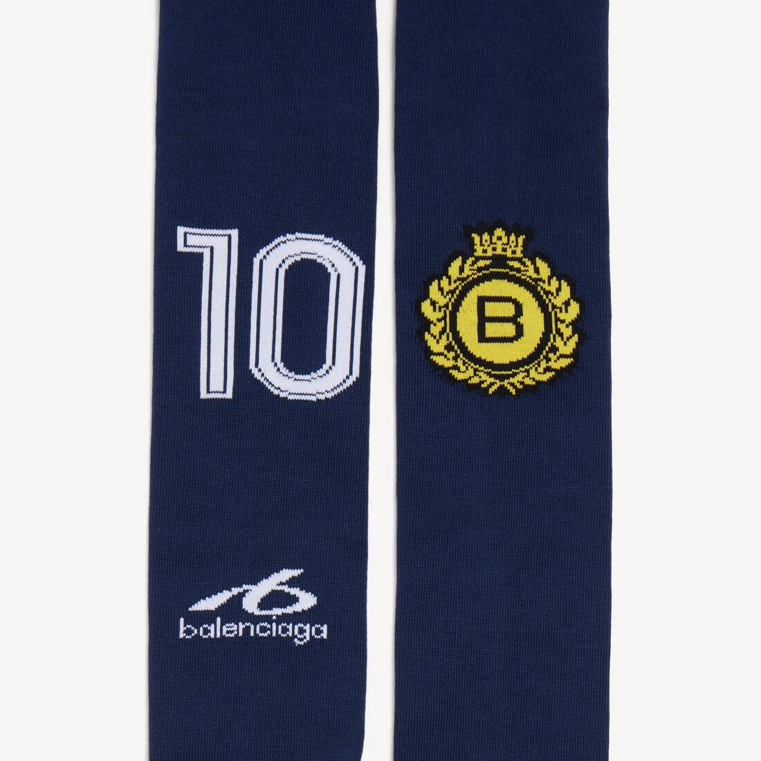 Men's Naval Crest Long Socks in Navy | Balenciaga Zimbabwe EN - Image 3