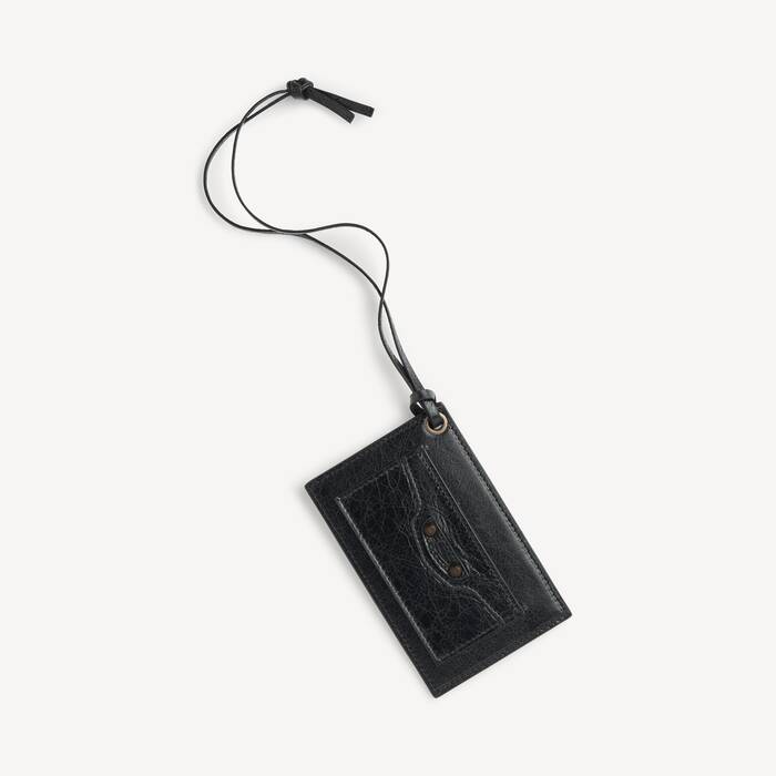 Women's Le City Charm Card Case Mirror in Black - Women | Balenciaga Republic Of Korea EN - Image 1