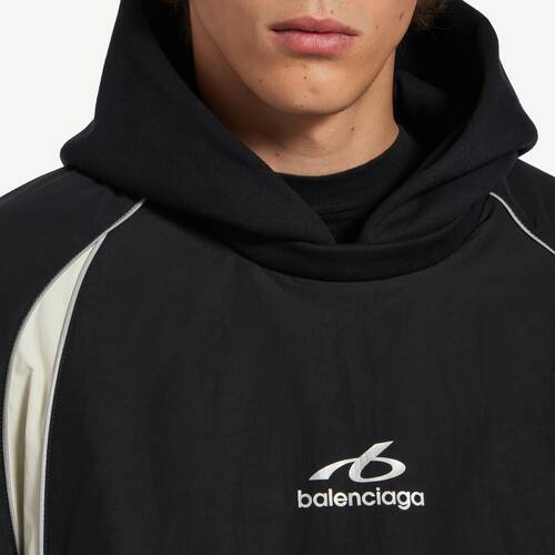 bodies hybrid zip-up outerwear hoodie