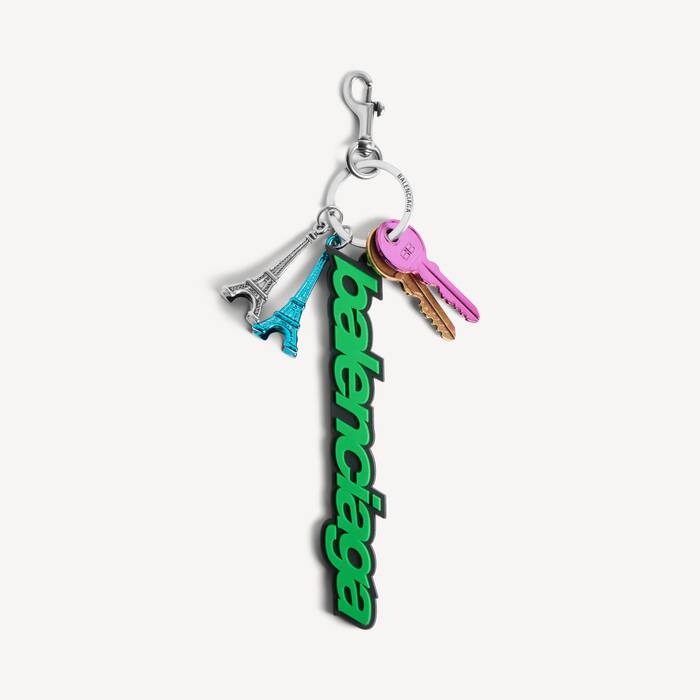 Women's Biker Balenciaga Charm/keychain in Green/black - Women | Balenciaga Singapore EN - Image 1