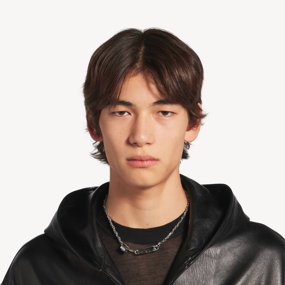 Collana Con Spilla Diy da Uomo in Argento | Balenciaga Italia IT - Image 4