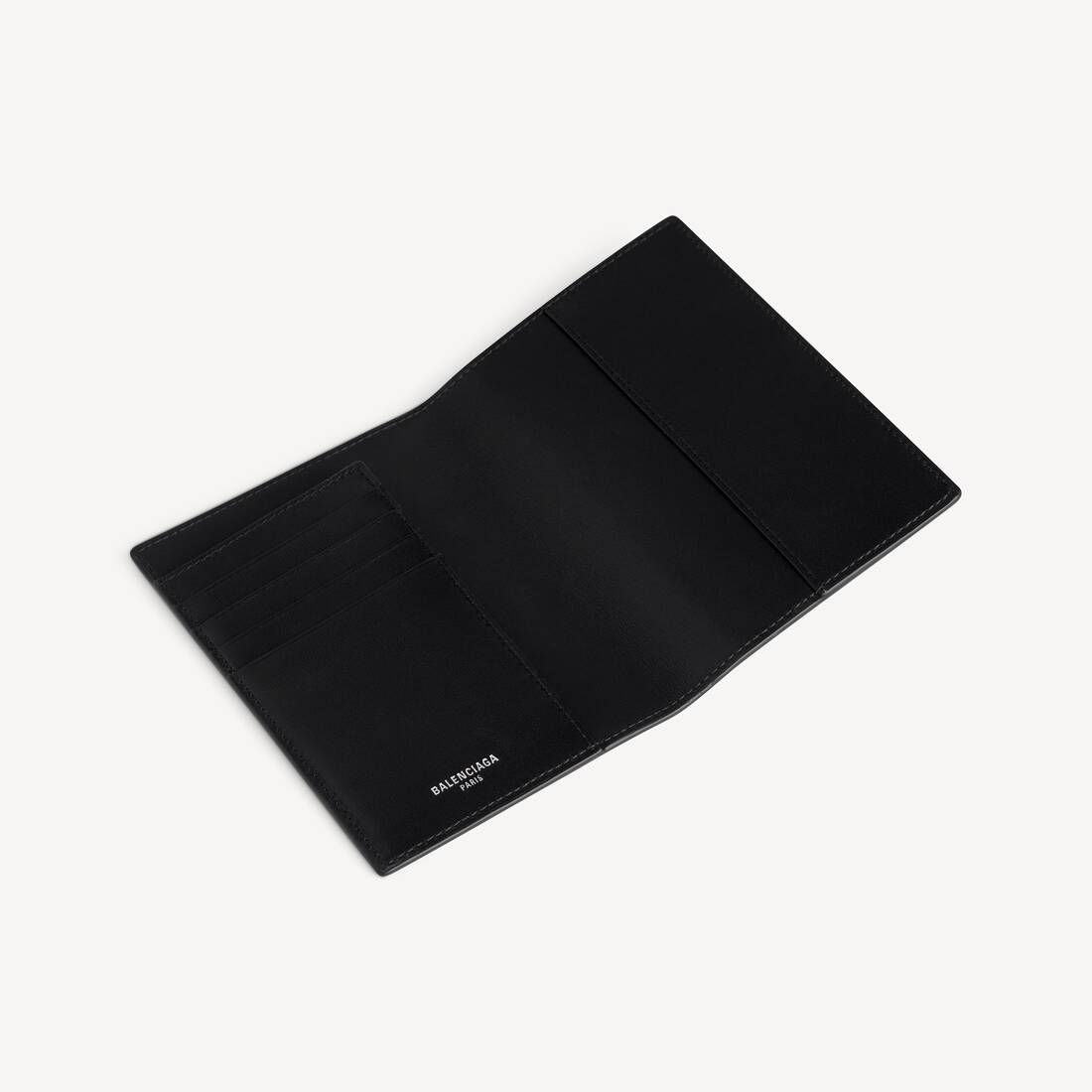 Men's Passport Holder With Rhinestones in Black | Balenciaga Poland EN - Image 3