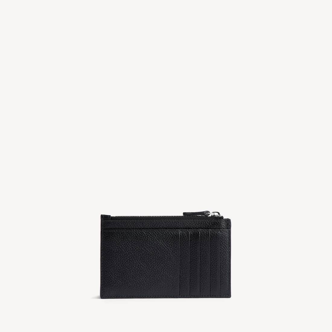 Men's Cash Large Long Coin And Card Holder in Black | Balenciaga Canada EN - Image 2