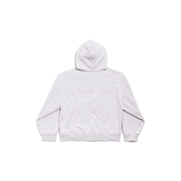 balenciaga back zip-up hoodie regular fit