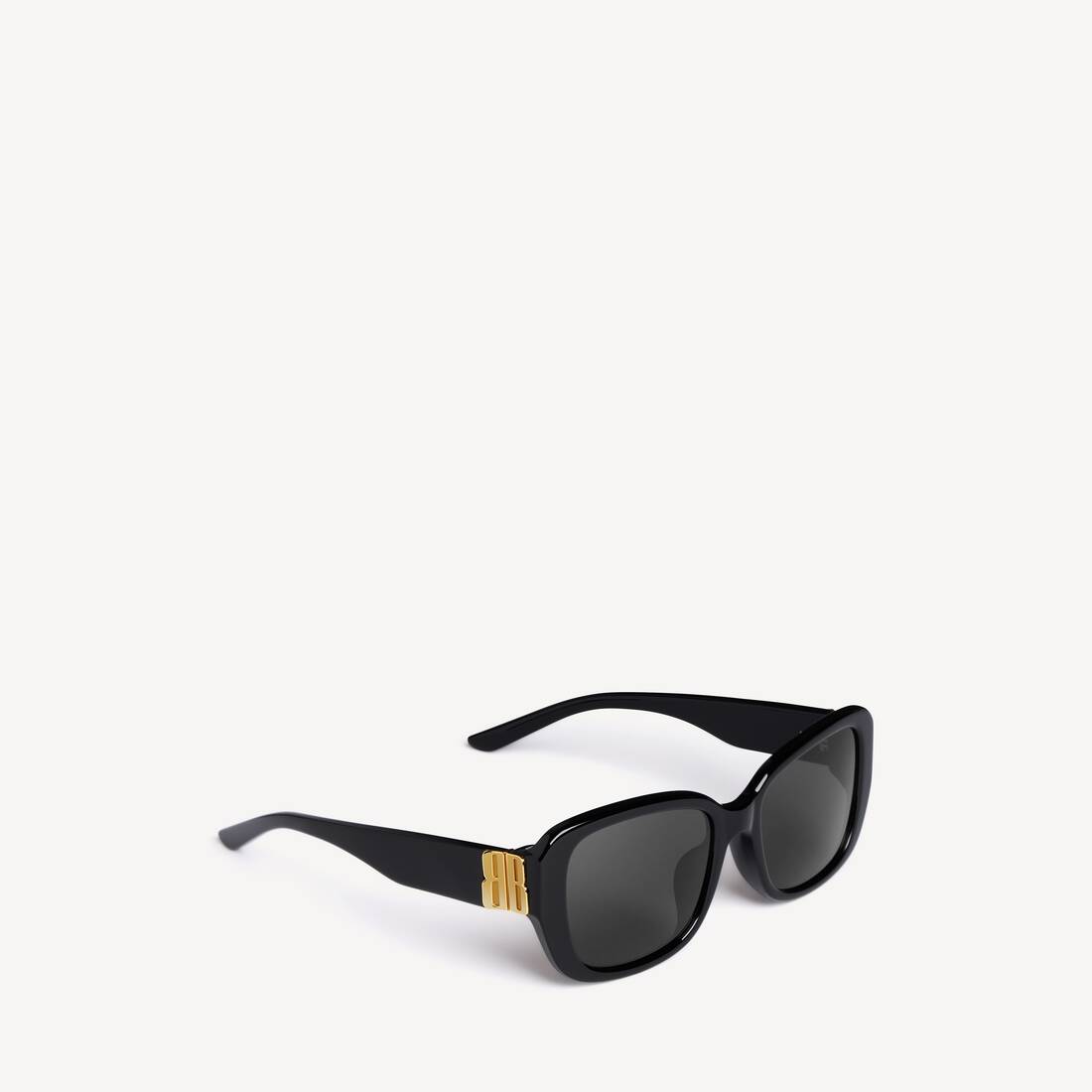 Lunettes De Soleil Carr&eacute;es Af Cosmo pour Femme en Noir | Balenciaga France FR - Image 3