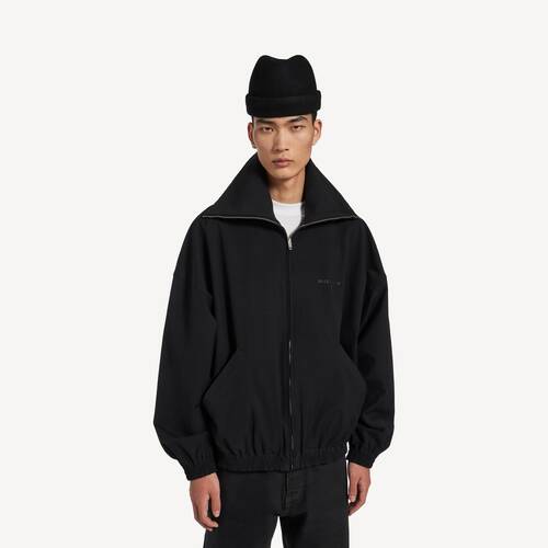 zip-up jersey jacket