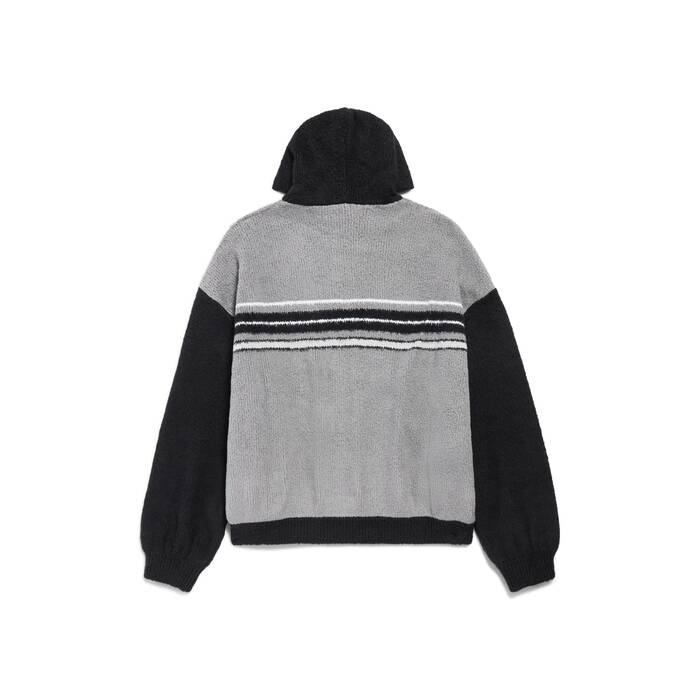 fluffy ジップアップ hoodie