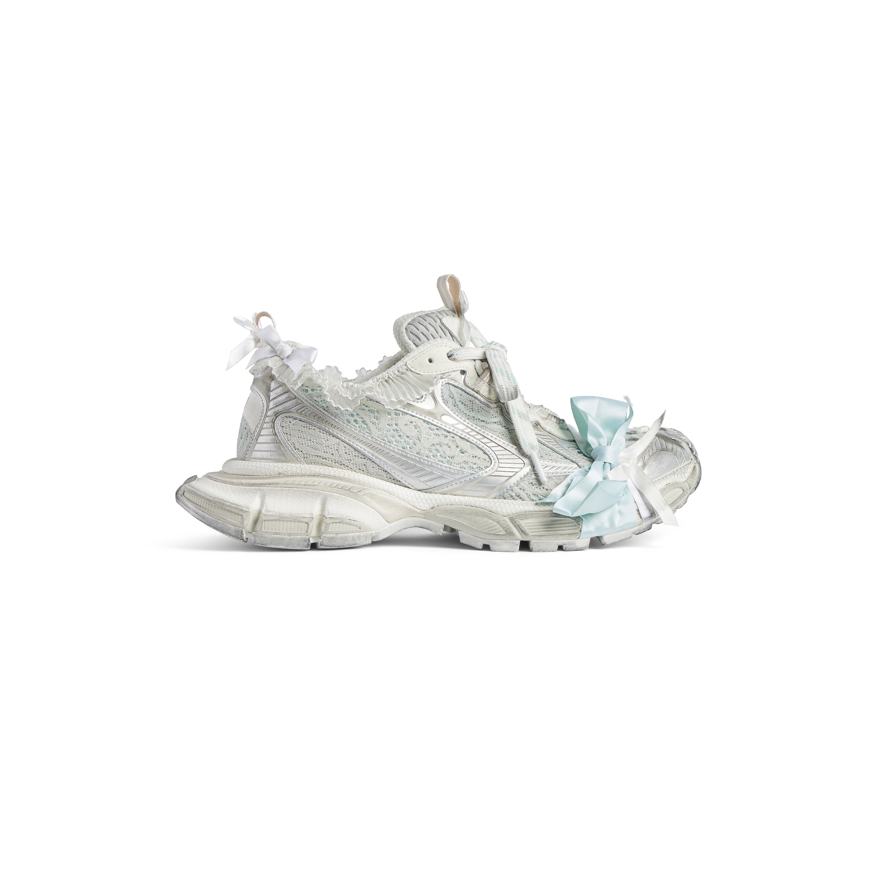 BALENCIAGA 厚底スニーカー 38 シルバー BALENCIAGA 厚底スニーカー 38 シルバー BALENCIAGA 厚底