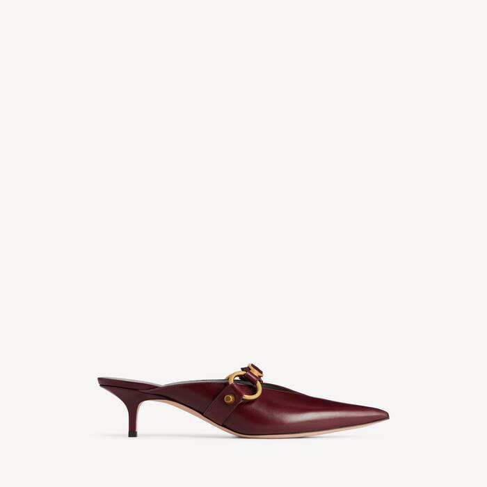 Women's City Mule in Merlot - Women | Balenciaga Denmark EN - Image 1