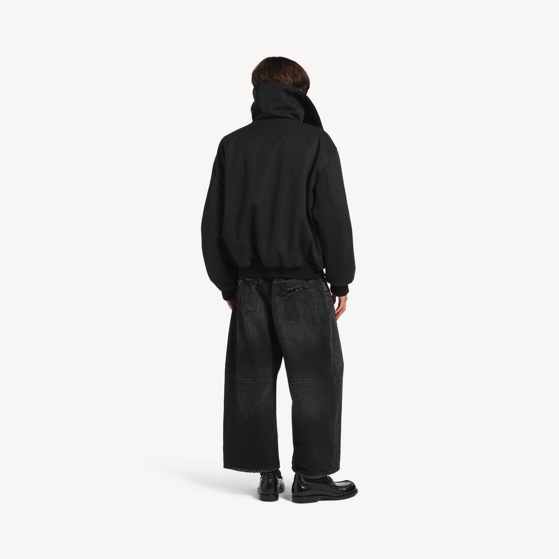 남성 커브드 진 블랙 | 발렌시아가 대한민국 KO - Image 4