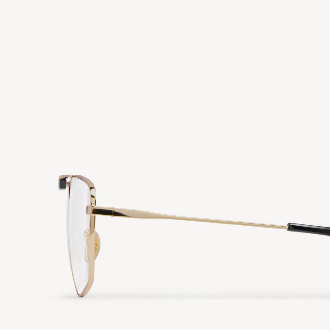 Tag 2.0 Navigator Sunglasses in Gold | Balenciaga Canada EN - Image 4