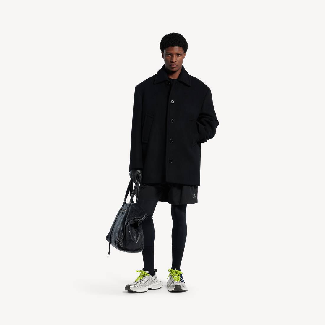 3xl Interlace Sneaker f&uuml;r Herren in Grau/fluoreszierendes Gelb | Balenciaga Deutschland DE - Image 7